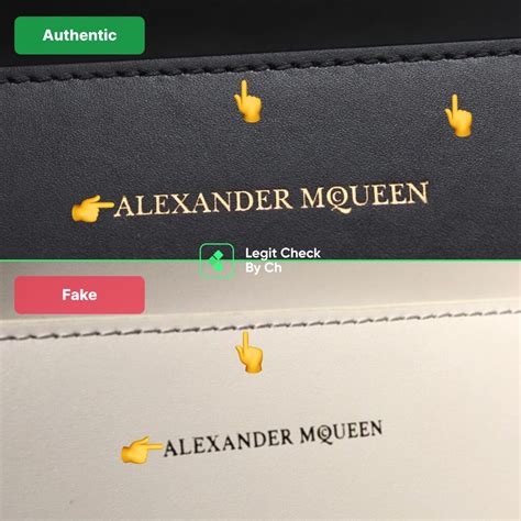 how to tell a fake alexander mcqueen bag|alexander mcqueen fake logo.